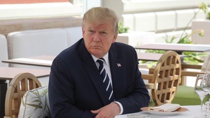 Le président des USA, Donald Trump au sommet du G7 à Biarritz, le 24 août 2019. (AFP POOL)