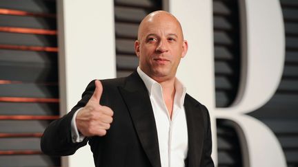 L'acteur Vin Diesel lors de la f&ecirc;te organis&eacute;e par Vanity Fair apr&egrave;s les Oscars, le 22 f&eacute;vrier 2015. (SIPA)