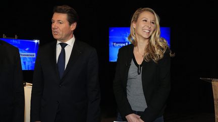 Débat du second tour des élections régionales, avec Christian Estrosi et Marion Maréchal Le Pen en&nbsp;région Provence-Alpes-Côte d'Azur, le 8 Décembre 2015. (MAXPPP)