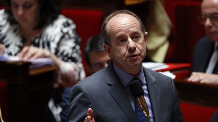 Jean-Jacques Urvoas, le 15 juin 2016 à l'Assemblée nationale.&nbsp; (PATRICK KOVARIK / AFP)