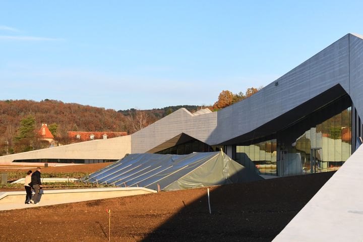 Le Centre d'art pariétal de Montignac-Lascaux qui abrite Lascaux 4, fac similé de la fameuse grotte
 (Mehdi Fedouach / AFP)