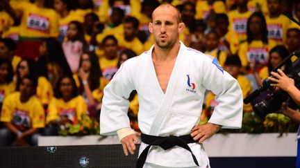 L'ancien judoka Alain Schmitt a été relaxé de faits de violences conjugales sur la championne Margaux Pinot. (MARCELO FONSECA / AFP)