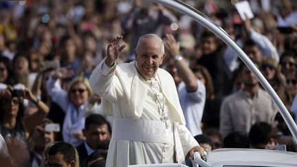 &nbsp; (Le pape François dimanche à Asuncion au Paraguay © SIPA |Gregorio Borgia)