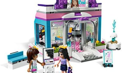 Capture d'&eacute;cran du site Lego montrant la nouvelle gamme de la marque &agrave; destination des filles. (DR)