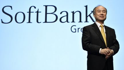 Le patron de SoftBank,&nbsp;Masayoshi Son. (FRANCK ROBICHON / EPA)