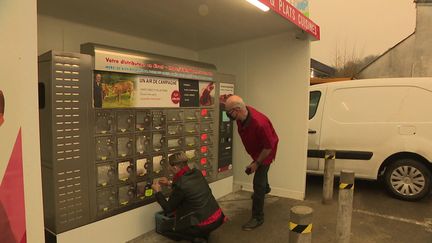 Un distributeur de viande à emporter est ouvert 24/24h à Périgueux.&nbsp; (FRANCEINFO)