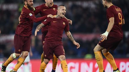 La joie de Nainggolan (FILIPPO MONTEFORTE / AFP)