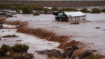 C'est un orage qui a provoqué un glissement de terrain  (FRANCK FIFE / AFP)