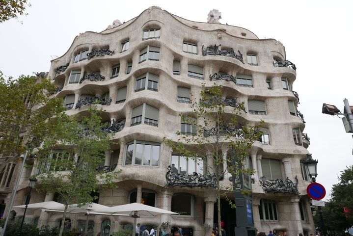 La Casa Milà, surnommée ironiquement « La Pedrera », un des chefs- d'oeuvre de Gaudi&nbsp; (Photo Emmanuel Langlois)