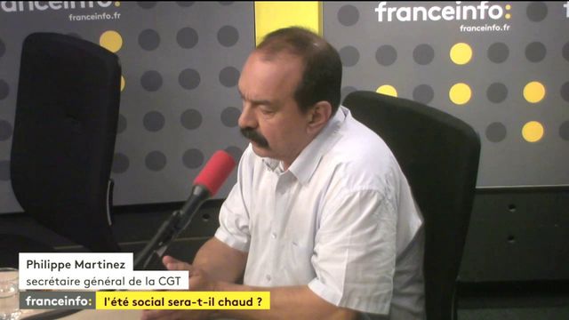 Loi Travail: "nous sommes inquiets, on nous occupe par des réunions" Philippe Martinez (CGT)