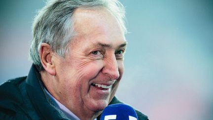 L'ancien entraîneur Gérard Houiller était aussi consultant football pour la télévision. (AURELIEN MORISSARD / MAXPPP)