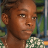 Moulaida, 14 ans, sinistrée du cyclone Chido, à Koungou (Mayotte), le 20 décembre 2024. (HIPPOLYTE RIOU DU COSQUER / FRANCE TELEVISIONS)