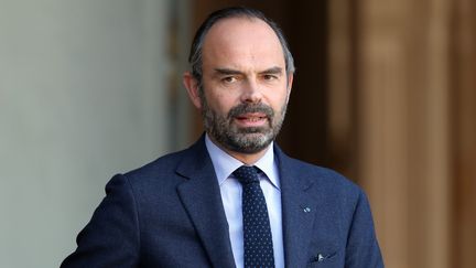 Le Premier ministre, Edouard Philippe, le 21 novembre 2018 à la sortie de l'Elysée, à Paris.&nbsp; (MUSTAFA YALCIN / ANADOLU AGENCY / AFP)