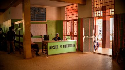 L'hôpital communautaire de Bangui, en&nbsp;Centrafrique, le 27 janvier 2022. (BARBARA DEBOUT / AFP)