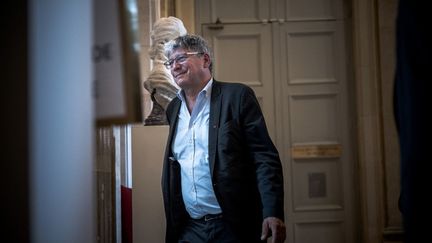 Eric Coquerel, député de La France insoumise en Seine-Saint-Denis, à l'Assemblée nationale,&nbsp;le 21 juin 2017. (ARTHUR NICHOLAS ORCHARD / AFP)