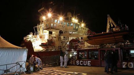 Le navire Ocean Viking a secouru 92 personnes, dont un tiers de mineurs, en Méditerranée. (France 2)