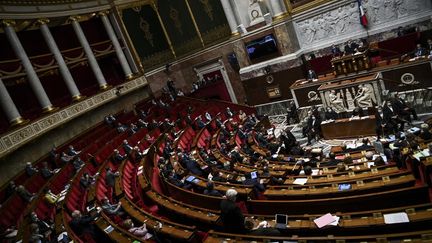 L'Assemblée Nationale, le 6 octobre 2020. (CHRISTOPHE ARCHAMBAULT / AFP)