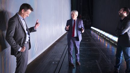   Philippe Jordan, Stéphane Lissner et Benjamin Millepied 
 (Opéra national de Paris)