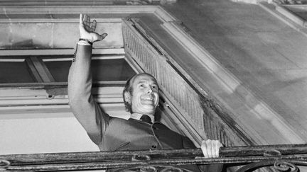 Valéry Giscard d'Estaing, tout juste élu président de la République, le 20 mai 1974 à Paris. (AFP)