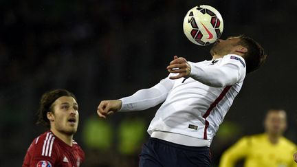 Olivier Giroud buteur avec la France (FRANCK FIFE / AFP)