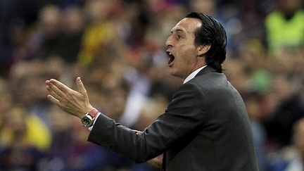 L'entraîneur Unai Emery, le 22 mai 2016, à Madrid. (CRISTINA QUICLER / AFP)