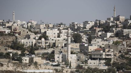 Les mosquées du quartier de Sour Baher, à Jérusalem-Est, en Israël (ABIR SULTAN / MAXPPP)