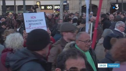 Manifestations contre l'antisémitisme : ils se sont rassemblés pour dire non