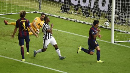 Lors de la finale de la Ligue des champions 2015, le 6 juin à Berlin (Allemagne), entre le FC Barcelone et la Juventus de Turin. (ODD ANDERSEN / AFP)