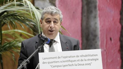 Khaled Bouabdallah, le vice-président de la Conférence des présidents d'université à Lyon (Rhône), le 5 février 2016. (JOEL PHILIPPON / MAXPPP)