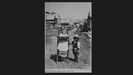 Enfants des premiers immigrés venus au Canada pour chercher de l&#039;or, Barkerville
 (DR)