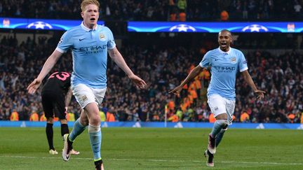 Kevin De Bruyne a fait vibrer l'Etihad Stadium (OLI SCARFF / AFP)