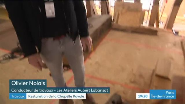 La chapelle royale de Versailles en travaux