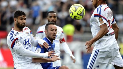 Danic (Bastia), cerné par Fekir et les Lyonnais (JEFF PACHOUD / AFP)