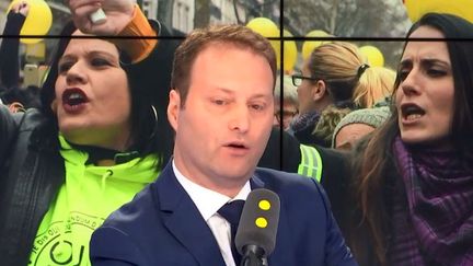 Le député (LREM) de Paris, Sylvain Maillard, invité de franceinfo le 12 janvier 2019. (RADIO FRANCE / FRANCEINFO)