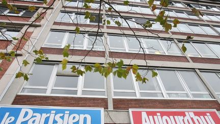 La fa&ccedil;ade du si&egrave;ge du quotidien Le Parisien/Aujourd'hui en France, &agrave; Paris, le 13 d&eacute;cembre 2006. (JOEL SAGET / AFP)