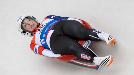 La lugeuse américaine, Erin Hamlin. (THOMAS EISENHUTH / DPA)