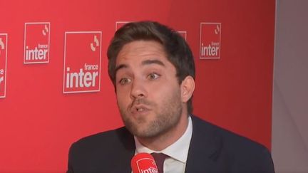 Le député RN du Loiret Thomas Ménagé, le 21 août 2023 sur France Inter. (FRANCE INTER / RADIO FRANCE)