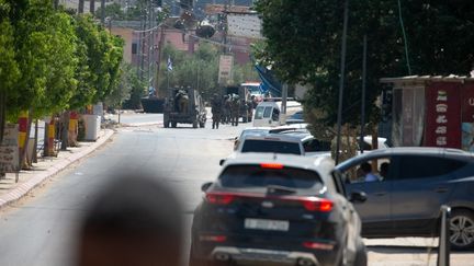 On a street in Beita, in the occupied West Bank, on August 9, 2024. (WAHAJ BANI MOUFLEH / MIDDLE EAST IMAGES / AFP)