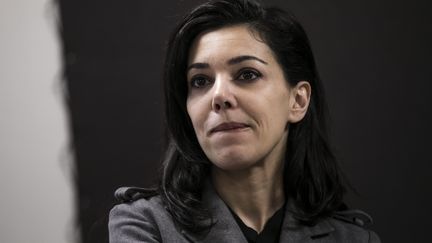 Sophia Chikirou, l'ex-directrice de communication de Jean-Luc Mélenchon, en janvier 2017 lors de la campagne présidentielle.&nbsp; (VINCENT ISORE / MAXPPP)