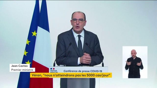 Jean Castex :  "Les cinémas, théâtres et musées, qui devaient rouvrir le 15 décembre, resteront fermés trois semaines de plus"