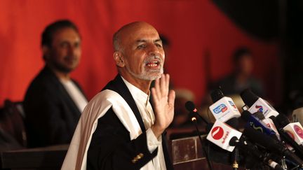  (Ashraf Ghani en tête de la présidentielle, mais pas forcément gagnant © Maxppp)