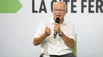 Le maire EELV de Colombes (Hauts-de-Seine) Patrick Chaimovitch, lors de la journée d'été des écologistes, le 20 août 2020 à Pantin (Seine-Saint-Denis). (MAXPPP)