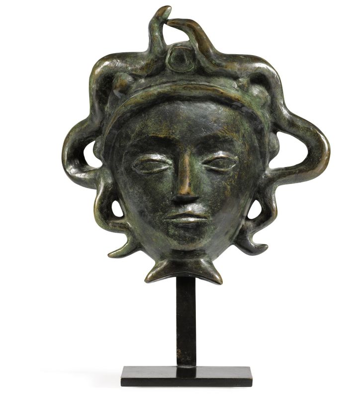 L'applique "Masque aux serpents", modèle créé en 1934 par Alberto Giacometti.
 (Sotheby’s/ArtDigital Studio)