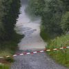 Une inondation touche Vallouise, dans les Hautes-Alpes, le 21 juin 2024. (THIBAUT DURAND / HANS LUCAS / AFP)