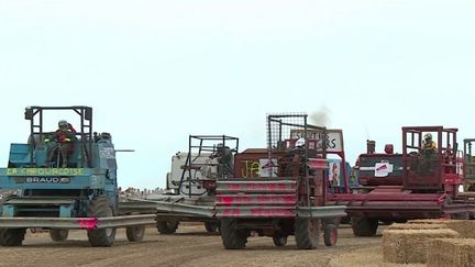 Aube : une course de moissonneuses-batteuses pour faire découvrir le métier d'agriculteur