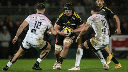 Grégory Alldritt et les Rochelais s'imposent 30-7 contre Toulouse lors de la 15e journée de Top 14, le samedi 7 janvier 2023. (XAVIER LEOTY / AFP)