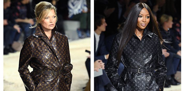 Kate Moss et Naomi Campbell au show Vuitton à Paris, en janvier 2018
 (Dominique Charriau / Contributeur)