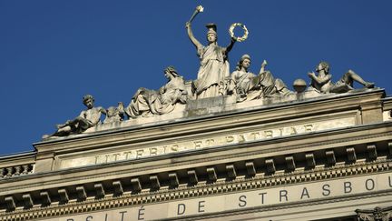 L'université de Strasbourg (Bas-Rhin), le 11 mai 2022.&nbsp; (BRINGARD DENIS / HEMIS.FR / AFP)