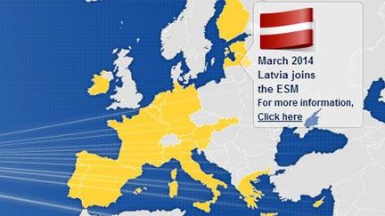 Les pays membres du MES (capture écran du site du MES). (MES)