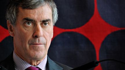 Le ministre du Budget, J&eacute;r&ocirc;me Cahuzac,&nbsp;lors d'une conf&eacute;rence de presse sur l'&eacute;vasion fiscale, &agrave; Paris, le 20 novembre 2012. (CITIZENSIDE.COM / AFP)